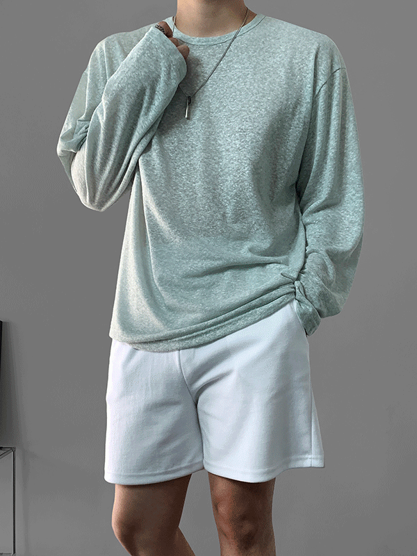 하와이 린넨 루즈핏 긴팔 티셔츠 (6color)
