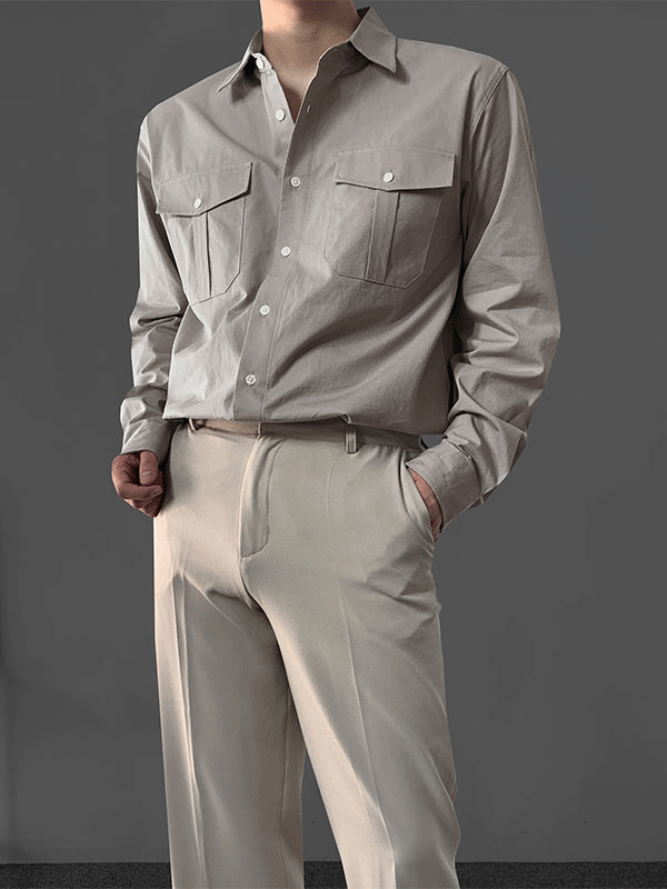 포탈 바이오 투포켓 셔츠 (3color)
